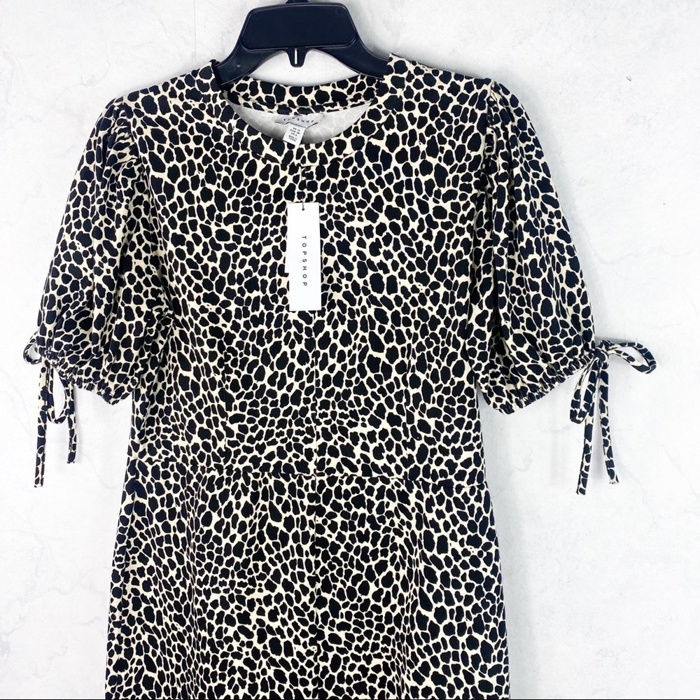 [Topshop] Safari Animal Print Dress - Picture 8 of 9